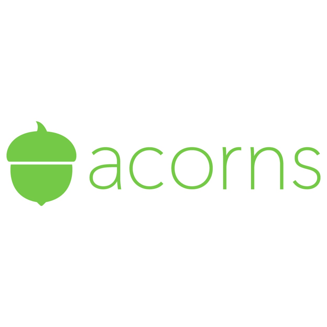 Acorns Inline Logo - Take control with all-in-one investment, retirement, checking and more.